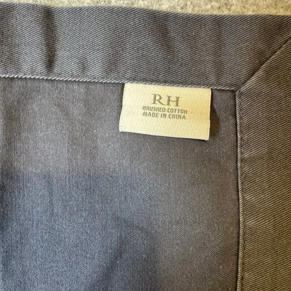 RH Restoration Hardware Hotel Cotton Navy Cocktail Napkins Set of 12